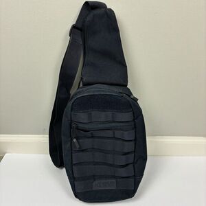 Highland Tactical‎ Expo Molle Webbing Crossbody Shoulder Sling Bag Navy Blue